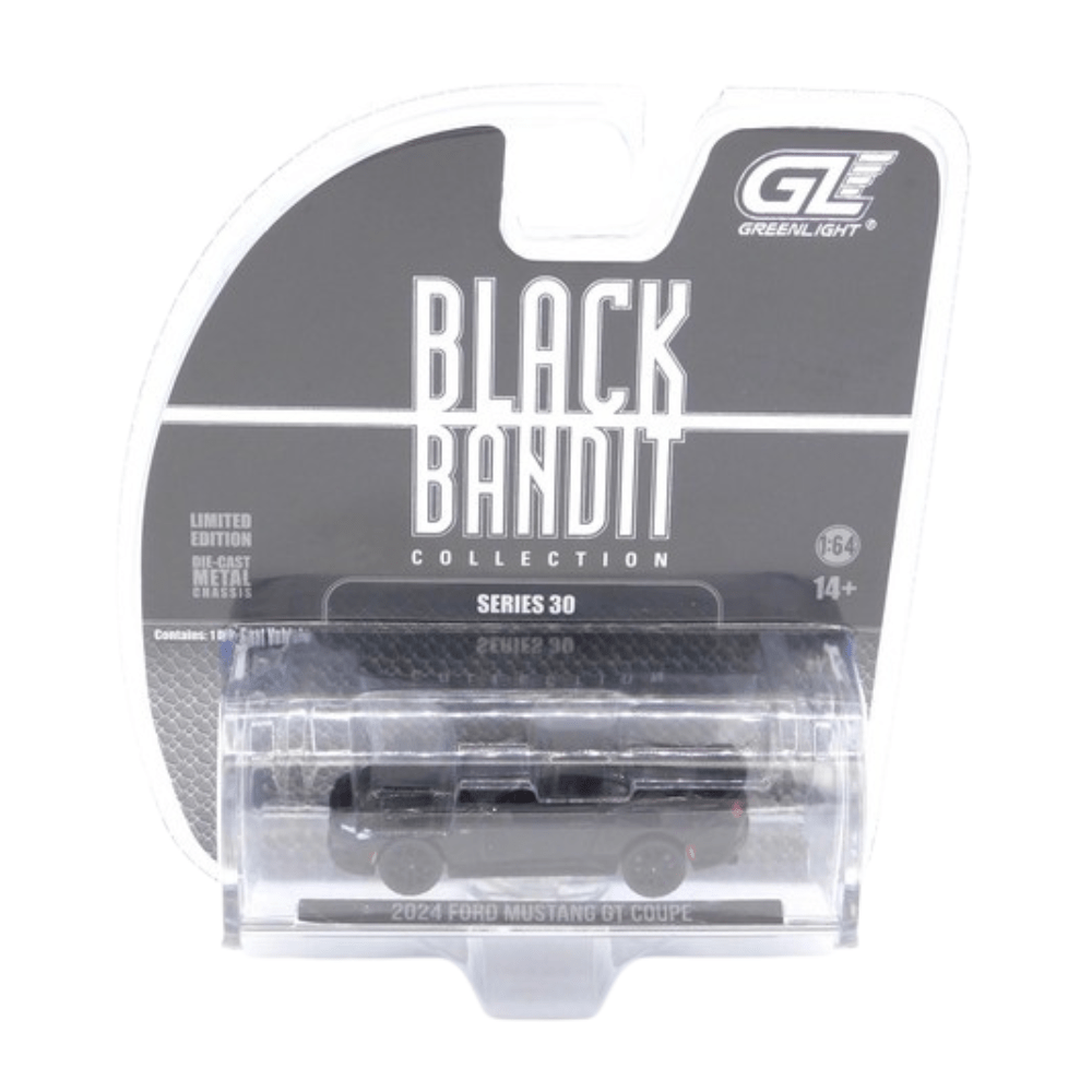 black bandit series 30 2024 ford mustang gen 7 5650 gt coupe 1:64 black bandit series 30 2024 ford mustang gen 7 5650 gt coupe 1:64