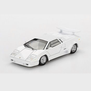 Mini GT Lamborghini Countach 25th Anniversary White 1:64 | Limited Edition Coleccionable