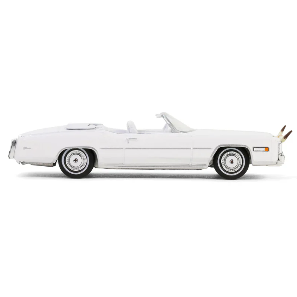 cadillac blanco-1 1976 Cadillac Eldorado Convertible White 1:64 | Hobby Exclusive Coleccionable - Imagen 3