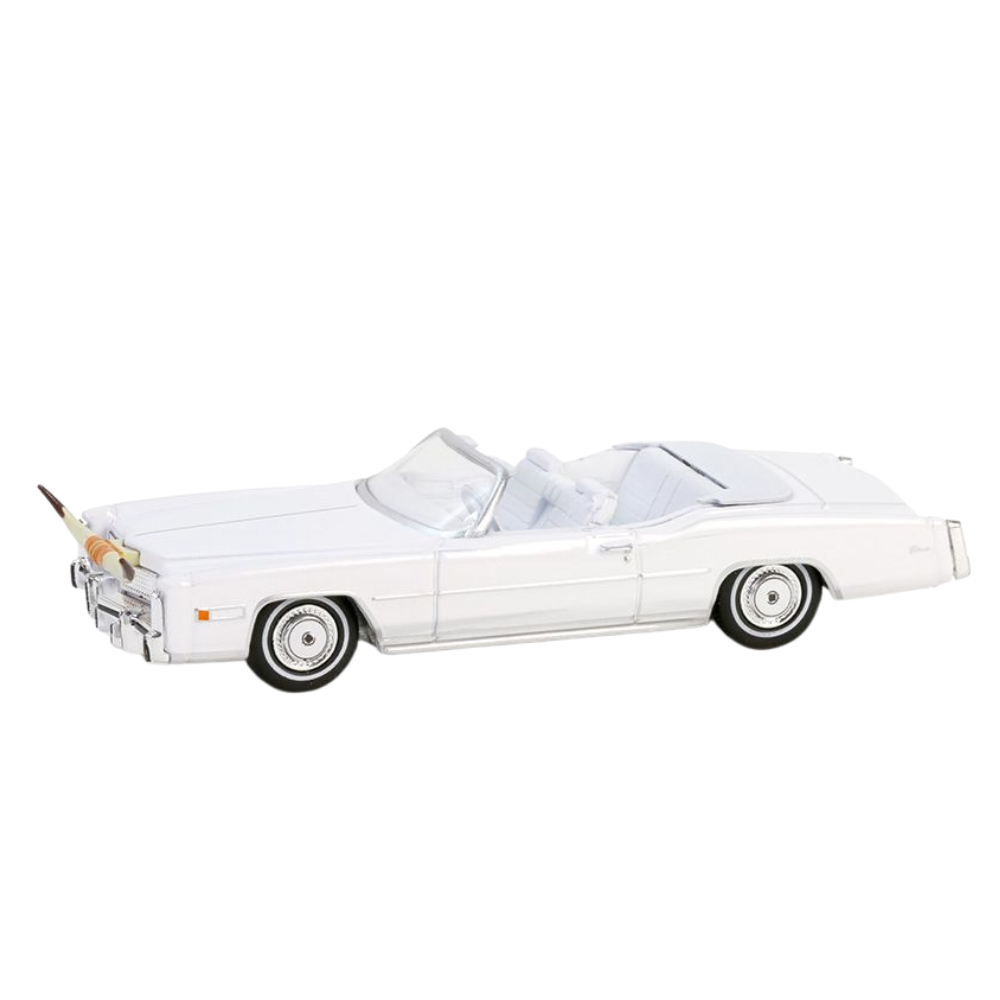 cadillac blanco 1976 Cadillac Eldorado Convertible White 1:64 | Hobby Exclusive Coleccionable