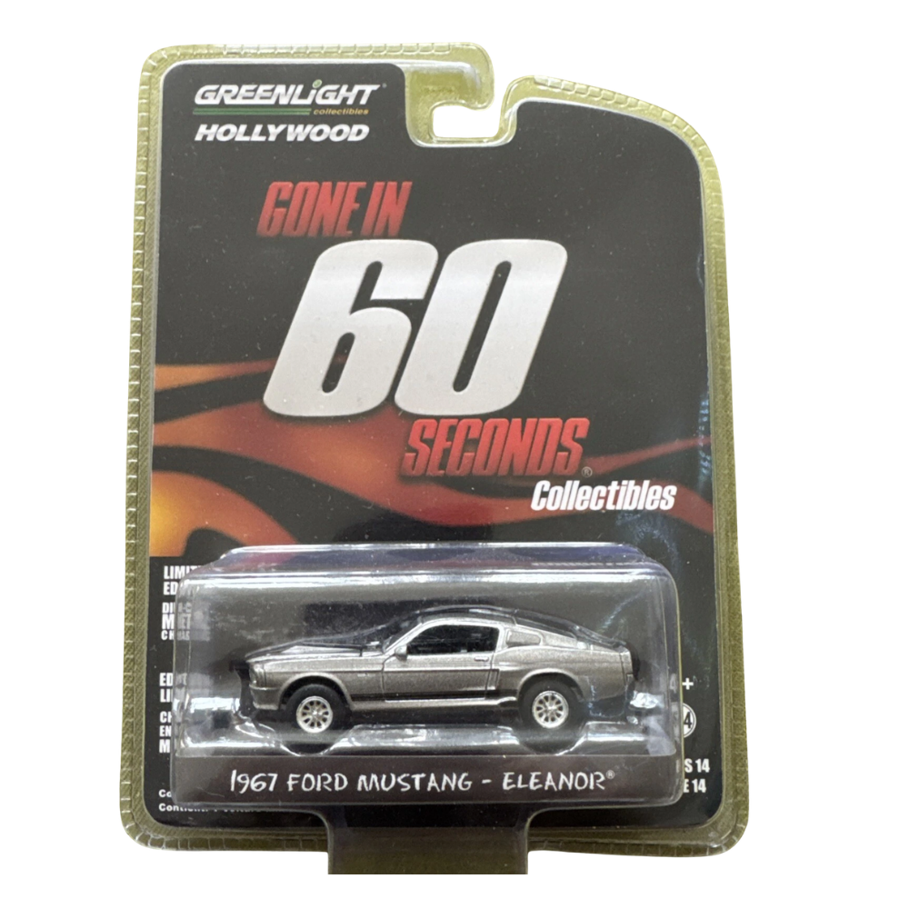 mustang1967 Ford Mustang Eleanor 1967 1:64 Silver Chrome | Gone in Sixty Seconds 2000 | Edición Exclusiva - Imagen 3