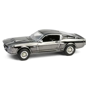 Ford Mustang Eleanor 1967 1:64 Silver Chrome | Gone in Sixty Seconds 2000 | Edición Exclusiva
