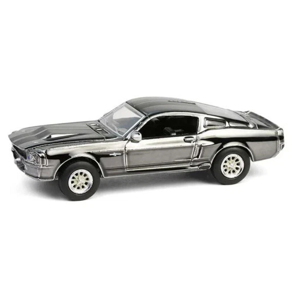mustang19677 Ford Mustang Eleanor 1967 1:64 Silver Chrome | Gone in Sixty Seconds 2000 | Edición Exclusiva