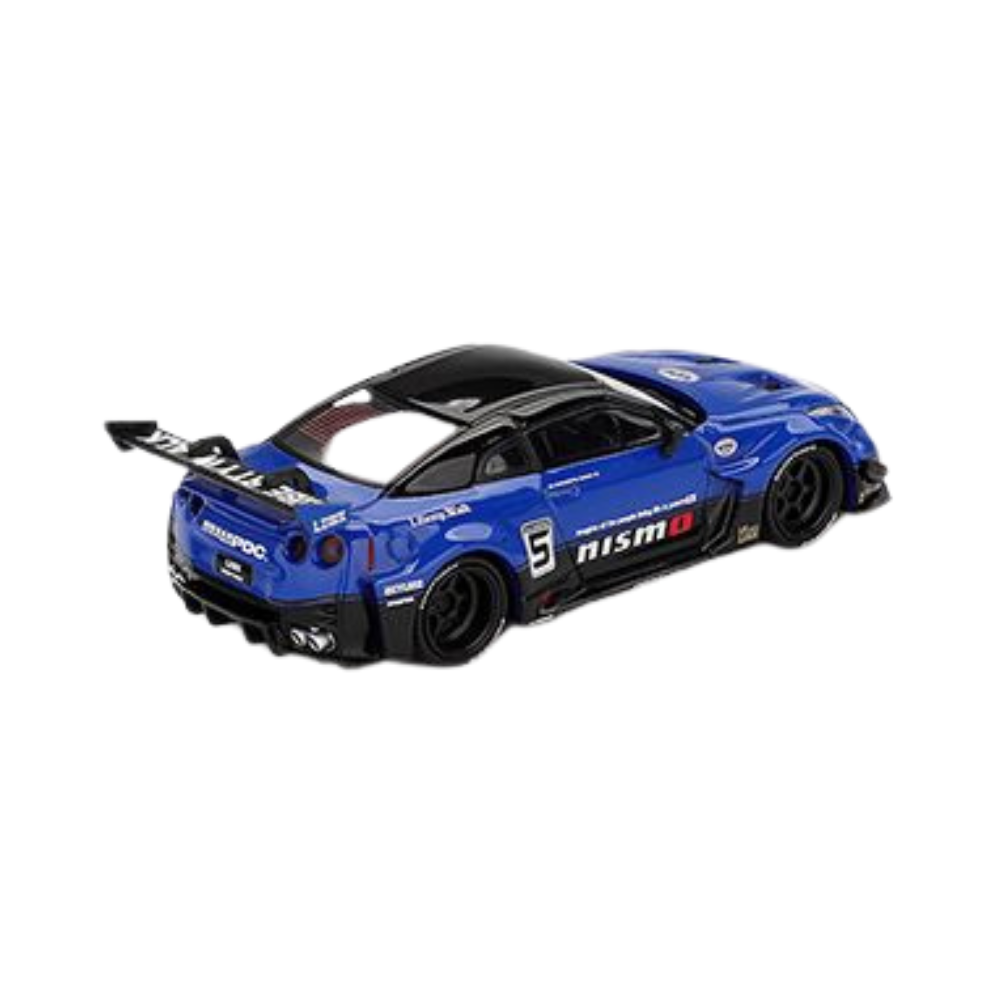 nissan35 Mini GT LB-Silhouette WORKS GT Nissan 35GT-RR Ver.2 Blue 1:64 | Mijo Exclusives - Imagen 3