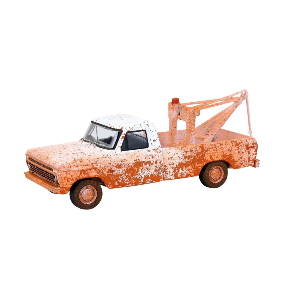 1973 ford f100 tow hook white 1:64 greenlight 1973 ford f100 tow hook white 1:64 greenlight
