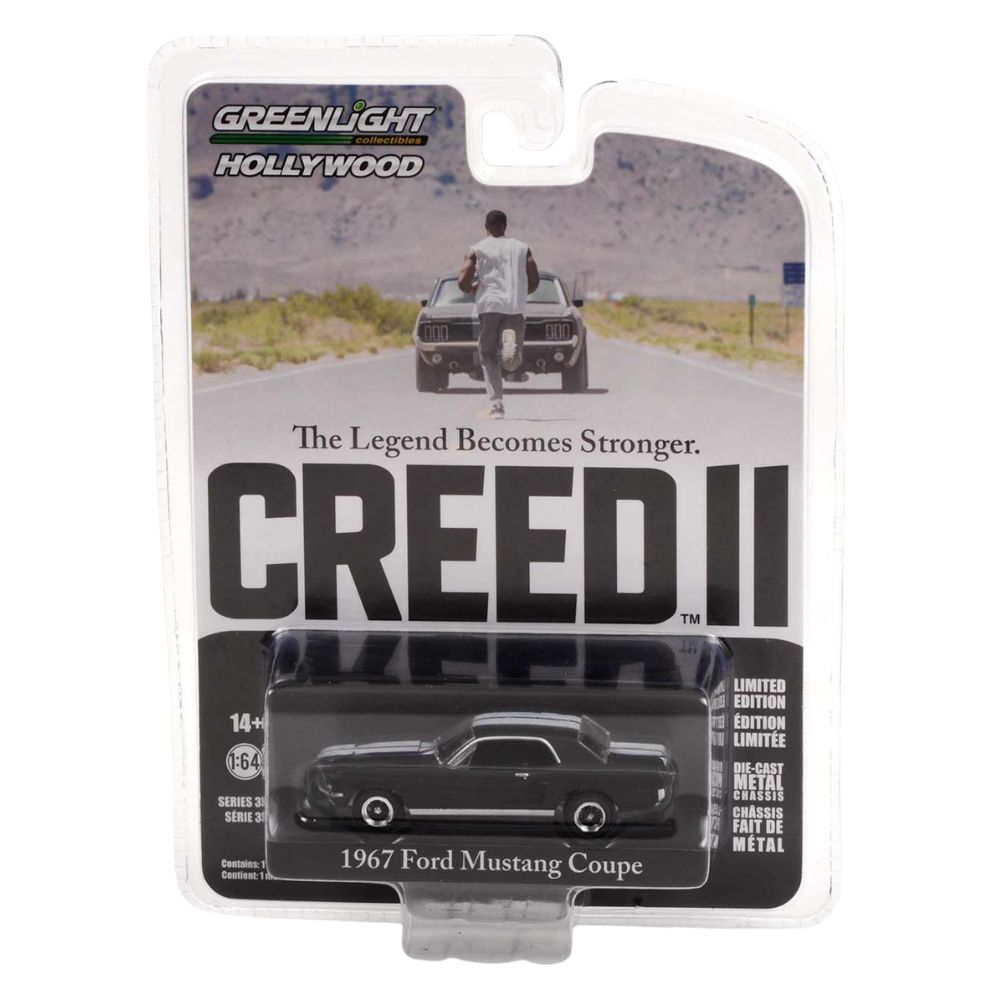 1967 ford mustang coupe creed ii 1:64 greenlight 1967 ford mustang coupe creed ii 1:64 greenlight