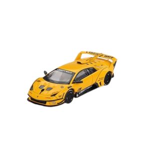lb silhouette murcielago gt evo yellow 1:64 mini gt