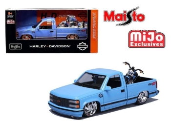 1993 Chevrolet 454SS & Harley Nightster 1:24 Maisto