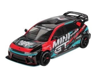 Mini GT Hyundai Ioniq 5 N RS-01T Tokyo Auto Salon 2025 Black 1:64