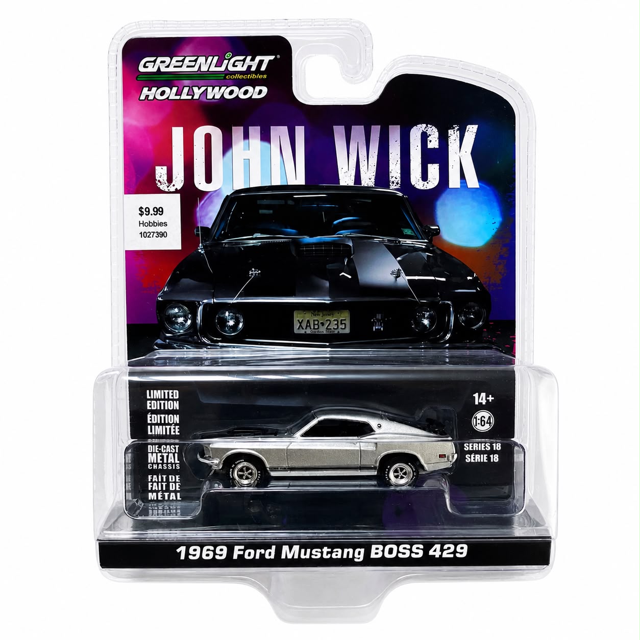 greenlight 1:64 john wick 1969 ford mustang boss 429 greenlight 1:64 john wick 1969 ford mustang boss 429