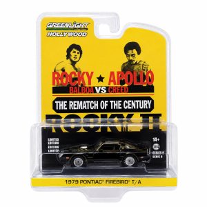 greenlight 1:64 rocky ii 1979 pontiac firebird trans am