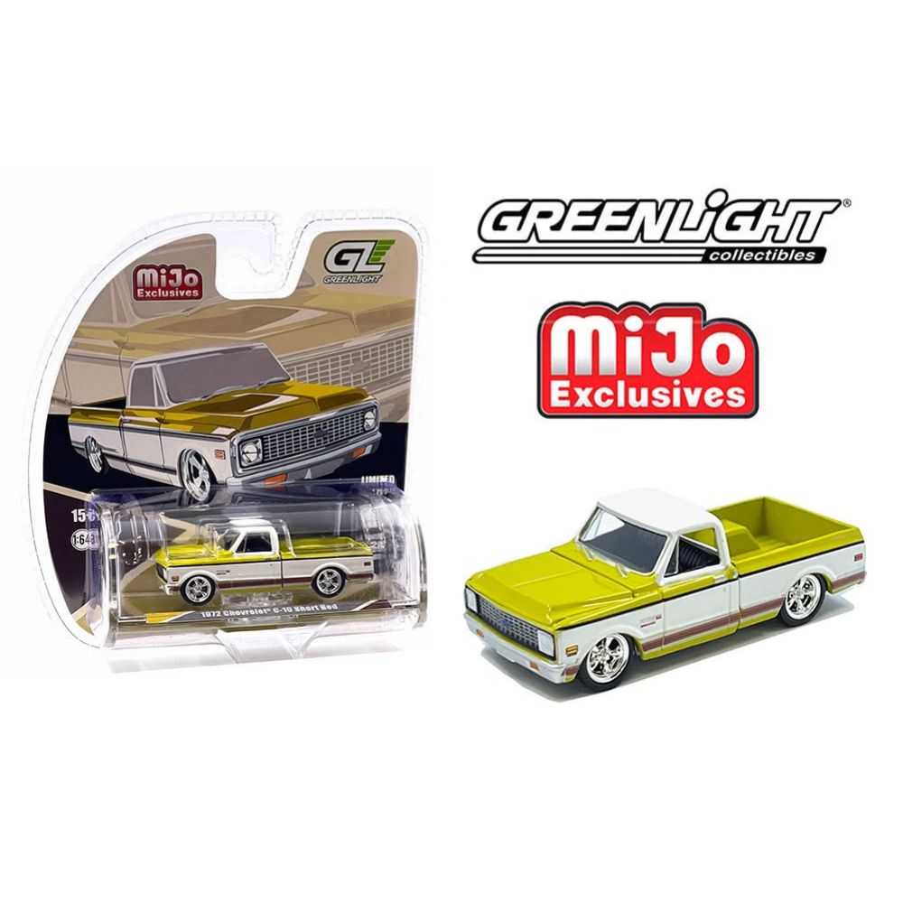 greenlight 1:64 1972 chevy c 10 mijo exclusives greenlight 1:64 1972 chevy c 10 mijo exclusives